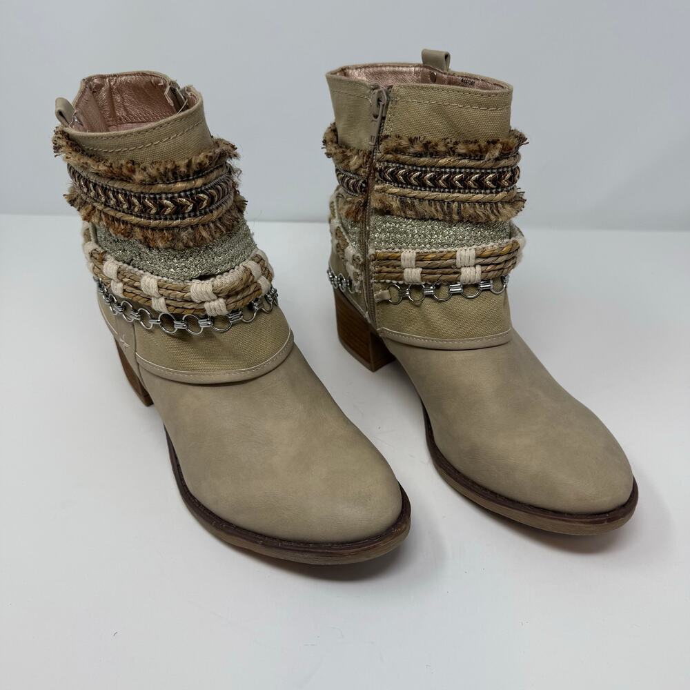 Bull Boxer Ankle Boots Women's 7.5 M Tan Danna Style number 4457263 - Picture 8 of 13